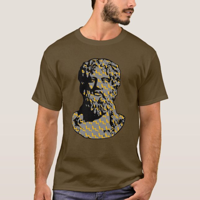 Camiseta Estátua de mármore de Zeus (Frente)