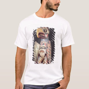 Camiseta Estátua de "Thunderbird" do Haida (madeira
