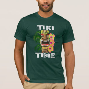 Camiseta Estátua de Tiki das Ilhas Havaianas