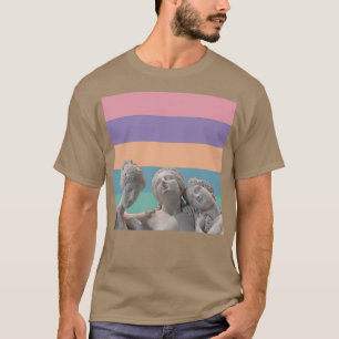 Camiseta estátua de Vintage