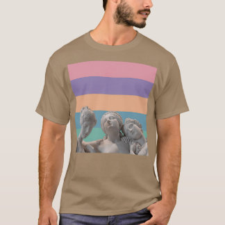 Camiseta estátua de Vintage