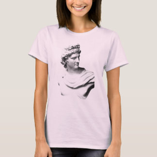Camiseta Estátua do Deus Grego Apolo presente mitologia