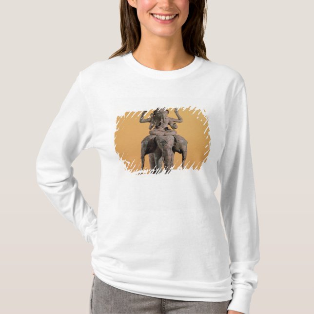 Camiseta Estátua do deus Hindu Ganesh (Frente)