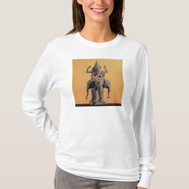 Camiseta Estátua do deus Hindu Ganesh (Frente)