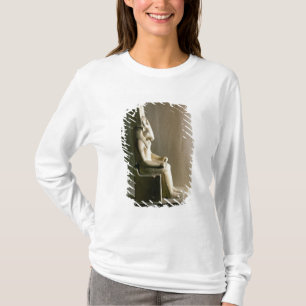 Camiseta Estátua do deus Montu com a cabeça de um touro,