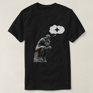 Camiseta Estátua do Pensador de Rodin - Pense Positivo