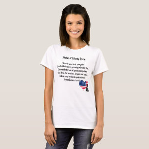 Camiseta Estátua do Poema da Liberdade