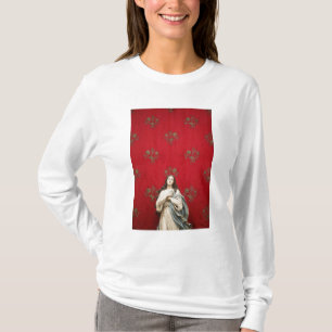 Camiseta Estátua em uma igreja de Spaccanapoli, Nápoles d