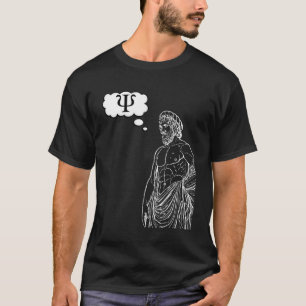 Camiseta Estátua Grega Psi Pensava Que Bolha Expressava Pen