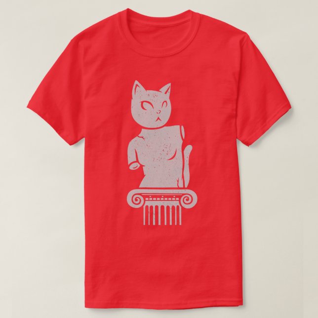 Camiseta Estátua Grego Venus De Milo Venus de Meowlo (Frente do Design)
