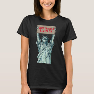 Camiseta Estátua Humor Da Liberdade Política