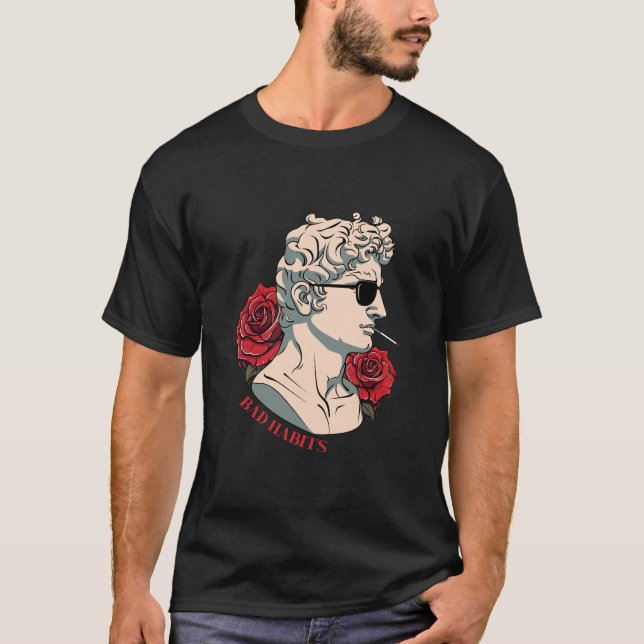 Camiseta estátua legal (Frente)