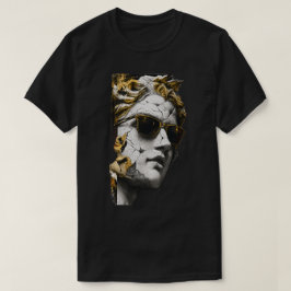 Camiseta Estátua Legal com Óculos de Sol – Sabedoria Antiga