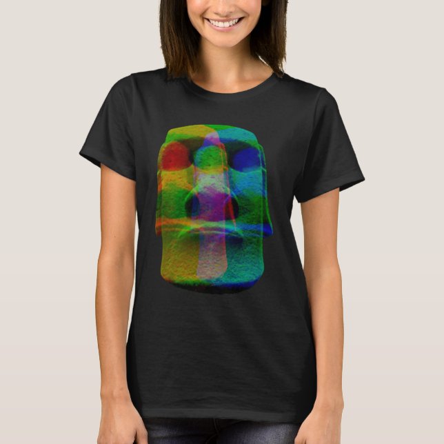 Camiseta Estátua Moai Ilha de Páscoa Rapa Nui (Frente)