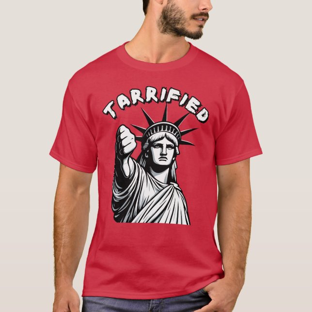 Camiseta Estátua TARIFADA do Protesto Político da Liberdade (Frente)