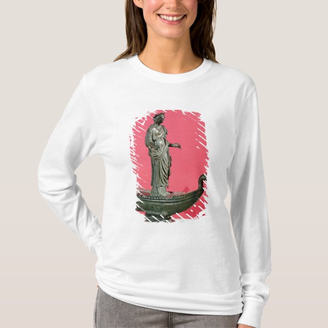 Camiseta Estatueta da deusa Sequana (Frente)