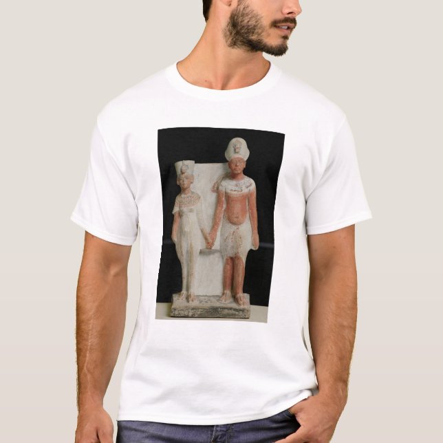 Camiseta Estatueta de Amenophis IV e de Nefertiti (Frente)
