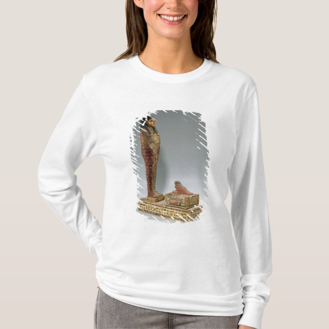 Camiseta Estatueta de Osiris de Iahmes (madeira pintada) (Frente)