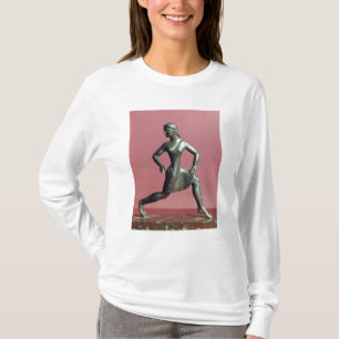 Camiseta Estatueta de um corredor da menina,