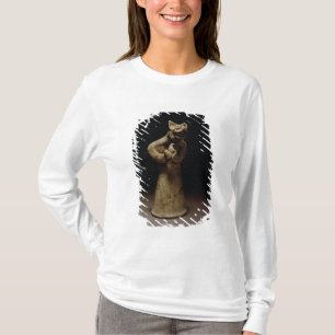 Camiseta Estatueta de um demónio Leão-Dirigido,