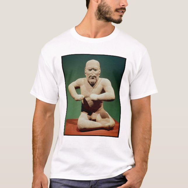 Camiseta Estatueta de um lutador (Frente)