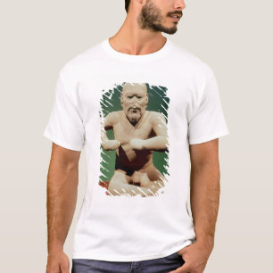 Camiseta Estatueta de um lutador