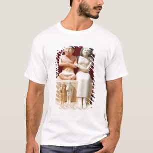 Camiseta Estatueta do anão Seneb e de sua família