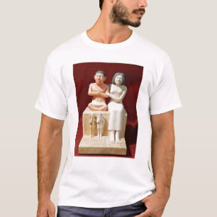 Camiseta Estatueta do anão Seneb e de sua família