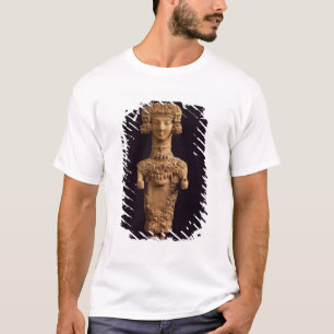 Camiseta Estatueta fêmea em um plinth, necr do DES Molins