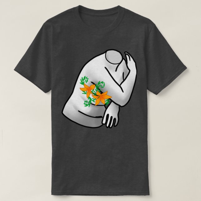 Camiseta Estatuetas de alta cirurgia Flores de Vênus 2 (Frente do Design)