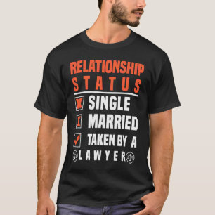 Camiseta Estatuto De Relação De Advogado Tomado Por Um Advo