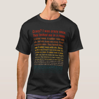 Camiseta Estava Louco Quando Me Bloquearam Na Tren Da Sala.