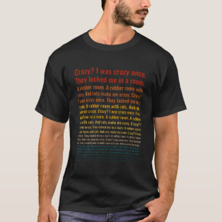 Camiseta Estava Louco Quando Me Bloquearam Na Tren Da Sala.