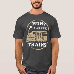 Camiseta Estava Pensando Em Comboios