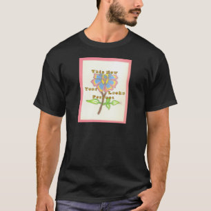 Camiseta Este Ano Novo Parece Um Impressão De Arte Floral P