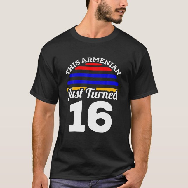 Camiseta Este Armênio Acabou De Transformar 16 Armênia Em 1 (Frente)