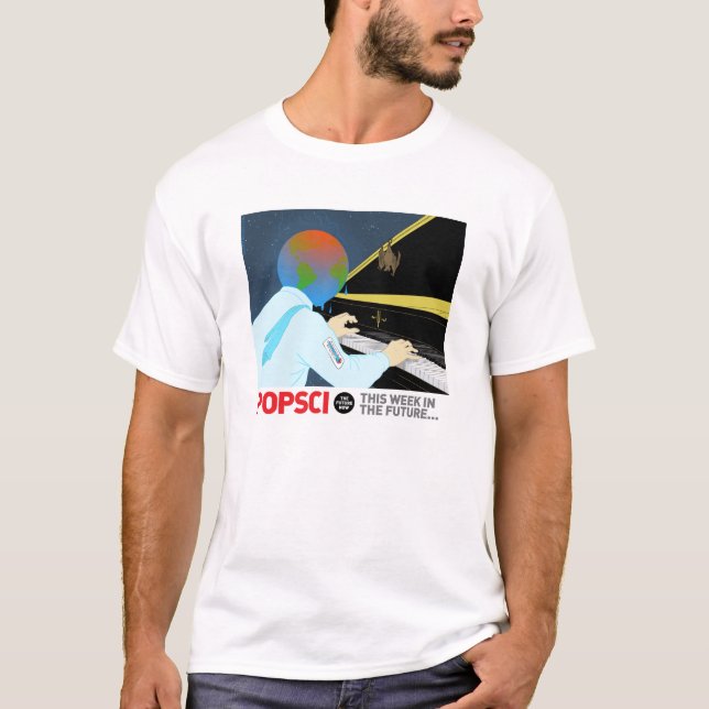 Camiseta Este asdfa da semana no futuro; s (Frente)