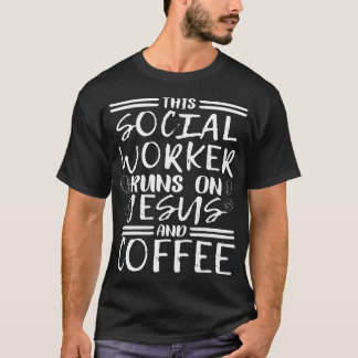 Camiseta Este Assistente Social Funciona Com Jesus Social C