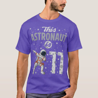 Camiseta Este Astronauta É 11 Astronauta 11 Birthd