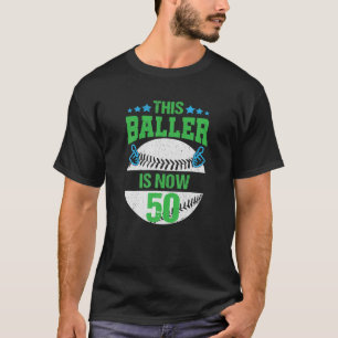 Camiseta Este Baller Está Agora 50 Feliz Aniversário De Bei