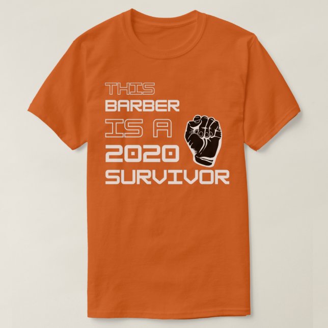 Camiseta Este Barber É Um Sobrevivente 2020 (Frente do Design)