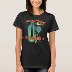 Camiseta Este Barman Dá Uma Boa Piada Ao Serviço De Bar