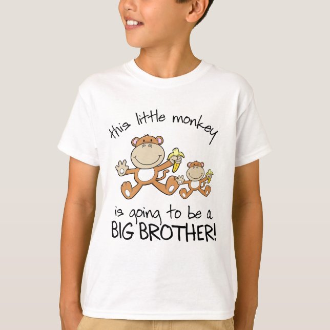 Camiseta este big brother pequeno do macaco (Frente)