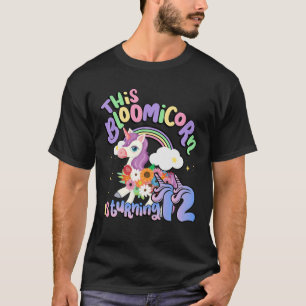 Camiseta Este Bloomicórnio Está Virando 12 12 Unicórnio Bir