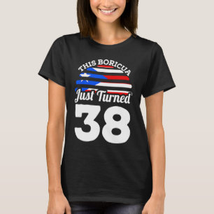 Camiseta Este Boricua acabou de virar 38 porto-riquenhos 38