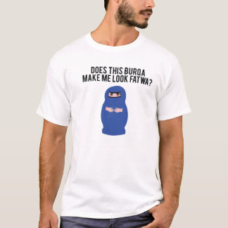 Camiseta Este Burqa faz-me a condenação a muerte do olhar?