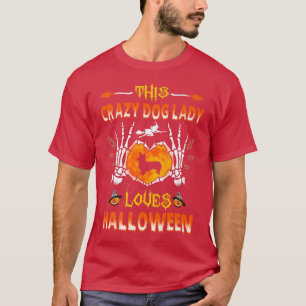 Camiseta Este Cachorro Louco Lady Corgi Adora O Fato De Hal