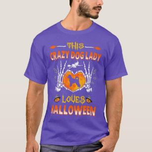Camiseta Este Cachorro Louco Senhora Cachorro Português Ama