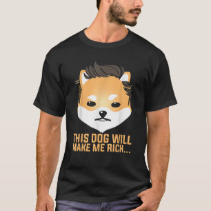 Camiseta Este Cão Vai Torná-lo Rico Dogelon Mars Elon Meme