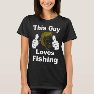 Camiseta Este Cara Ama a Pesca